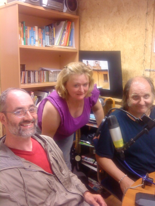 Mark, Jenny and Alan at Brighton and Hove Community Radio